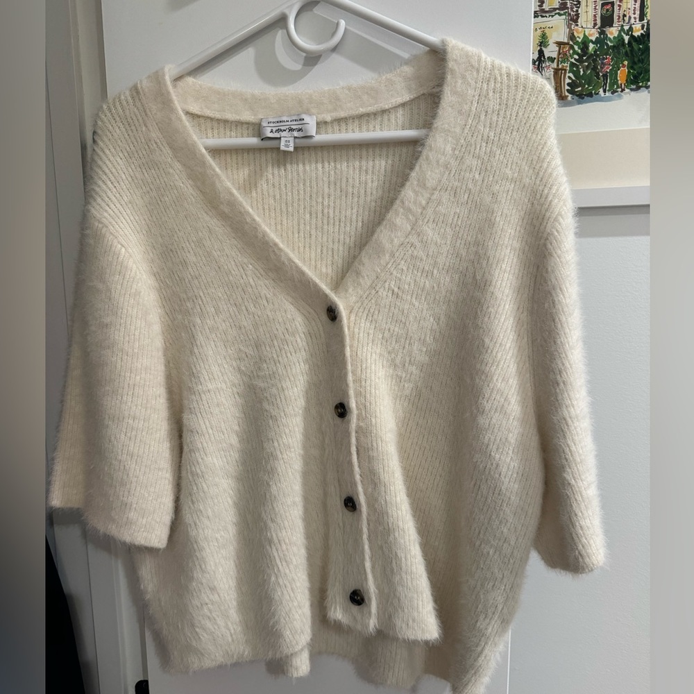 & Other Stories cream cardigan, size Medium